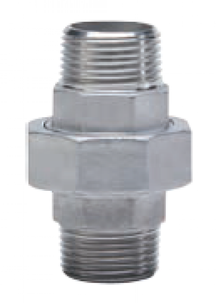 Verschraubung Typ 345, A/A, konisch dichtend, 1/2"